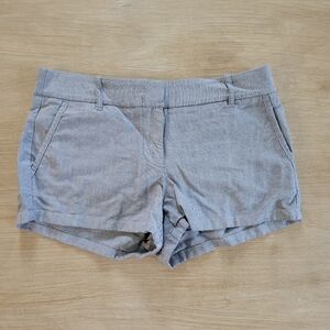 J. Crew Oxford Chambray 3" Shorts size 4